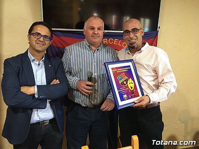 La Peña Barcelonista de Totana estuvo presente en el VII aniversario de la PB Roldn - 2