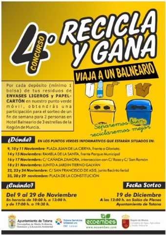 Se inicia la campaña de concienciacin para fomentar el reciclaje selectivo de residuos 