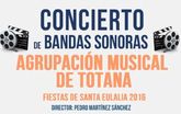 La Agrupación Musical de Totana celebra un concierto con motivo de las fiestas de Santa Eulalia