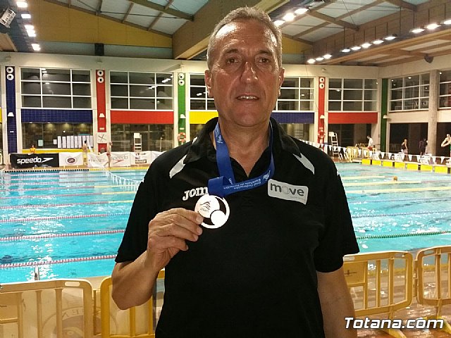 El totanero Jos Miguel Cano particip en el XXIII Campeonato de España Open de Invierno de Natacin Master - 1