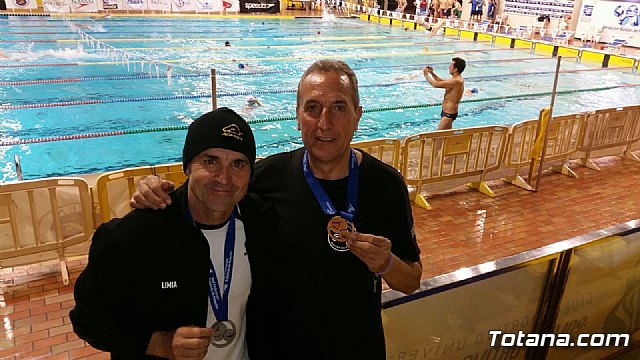 El totanero Jos Miguel Cano particip en el XXIII Campeonato de España Open de Invierno de Natacin Master - 10