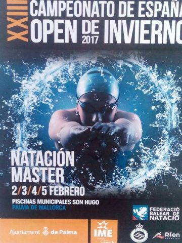 El totanero Jos Miguel Cano particip en el XXIII Campeonato de España Open de Invierno de Natacin Master - 5