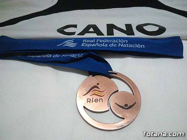 El totanero Jos Miguel Cano particip en el XXIII Campeonato de España Open de Invierno de Natacin Master - 9