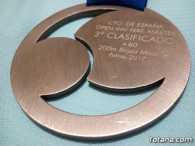El totanero Jos Miguel Cano particip en el XXIII Campeonato de España Open de Invierno de Natacin Master - 12