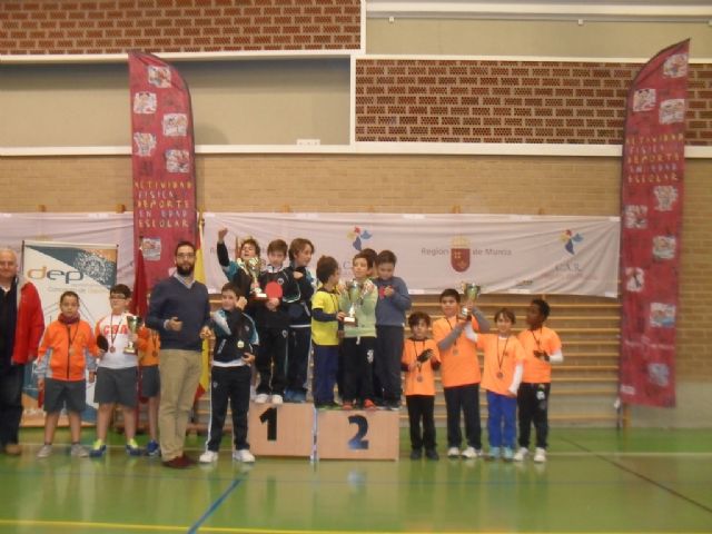 Los centros de enseñanza Santa Eulalia y Juan de la Cierva se proclamaron campeones regionales, en la Final de Tenis de Mesa de Deporte Escolar - 7