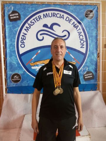 El totanero Jos Miguel Cano particip en el IV Open Master de Natacin en Murcia - 6