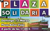 Este prximo domingo, 12 de marzo, se realiza un año ms la PLAZA SOLIDARIA