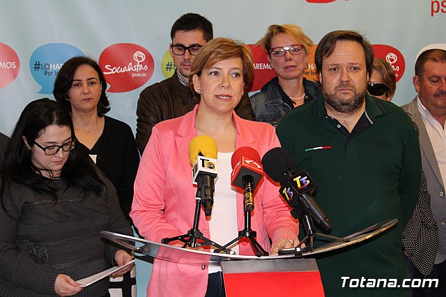 Lectura del manifiesto del PSOE con motivo del Da Internacional de la Mujer - 2