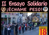 El II ensayo solidario chame peso, organizado por la Hermandad de Santa Mara Salom, tendr lugar mañana sbado 18 de marzo