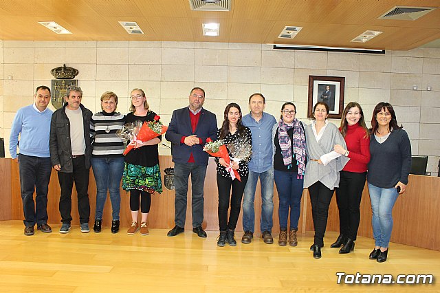 Dos jvenes europeas han concluido hoy sus prcticas formativas en el Ayuntamiento de Totana, en el marco del programa 