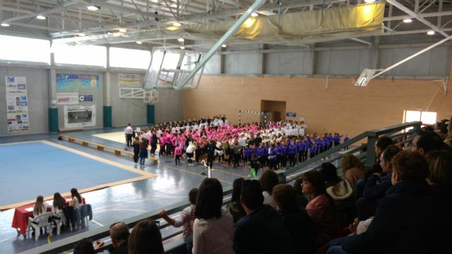 Excelente estreno del club Rtmica Totana, que logr el oro en todas sus categoras en el XI Campeonato interescuelas Ciudad de Lorca - 9