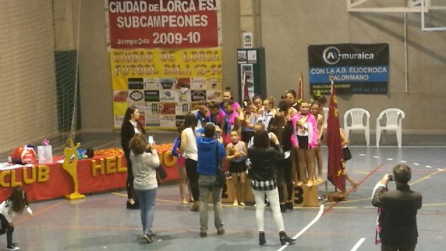 Excelente estreno del club Rtmica Totana, que logr el oro en todas sus categoras en el XI Campeonato interescuelas Ciudad de Lorca - 13