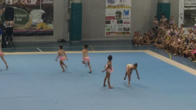 Excelente estreno del club Rtmica Totana, que logr el oro en todas sus categoras en el XI Campeonato interescuelas Ciudad de Lorca - 34