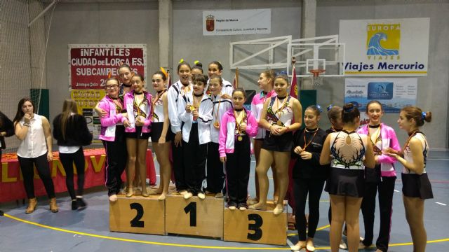 Excelente estreno del club Rtmica Totana, que logr el oro en todas sus categoras en el XI Campeonato interescuelas Ciudad de Lorca - 51