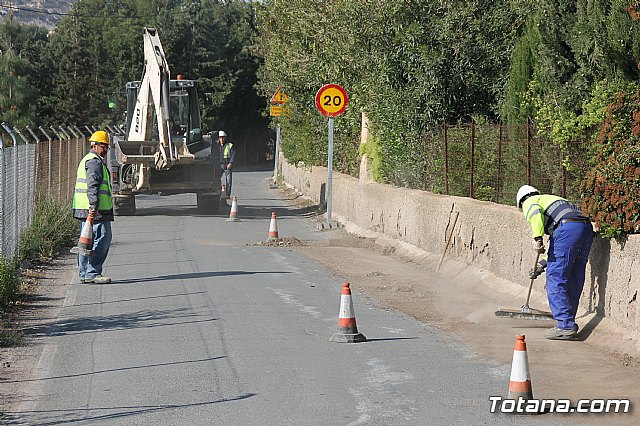 Comienzan las obras de mejora de la carretera de acceso al yacimiento de La Bastida, con una inversin de ms de medio milln de euros - 16