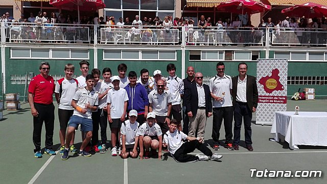 Subcampeonato del Club de Tenis Totana en la Liga Regional Interescuelas 2016/17 - 2