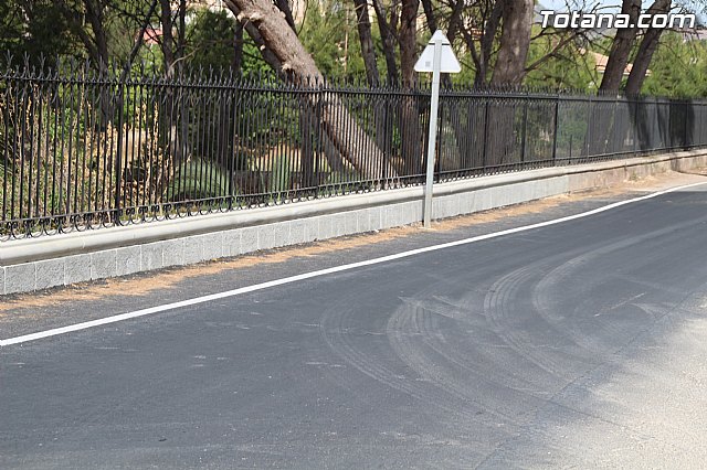 Finaliza la reconstruccin de un muro que mejora la seguridad en la va que enlaza Totana con la pedana de La Huerta - 3