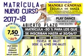 La Escuela de Danza Manoli Cnovas abre el plazo de matrcula para el curso 2017-18