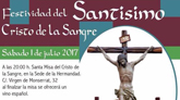 La Hermandad de Jesús y la Samaritana celebrará la festividad del Santísimo Cristo de la Sangre el próximo sábado