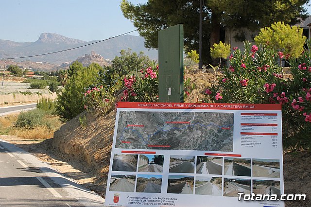 El director general de Carreteras visita la RM-C8, que conecta Totana con Viñas-Carivete - 1