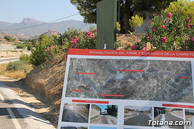 El director general de Carreteras visita la RM-C8, que conecta Totana con Viñas-Carivete - 3