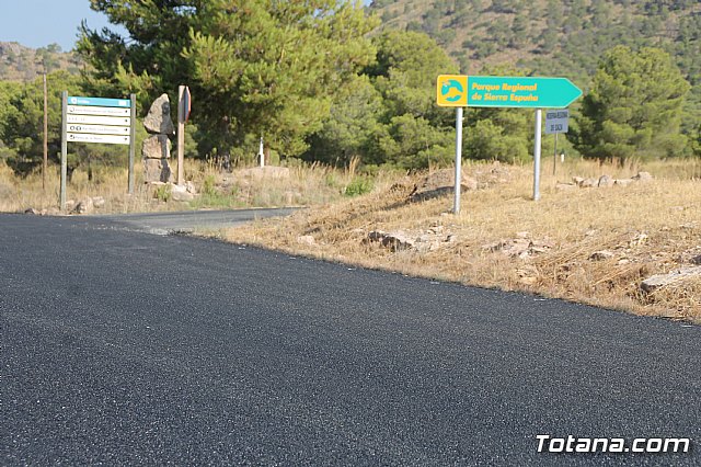 La Comunidad mejora la carretera Aledo-Bullas en la zona de acceso al Parque Regional de Sierra Espuña - 7