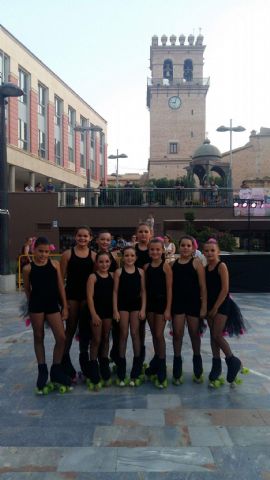 Exhibicin de patinaje artstico - Club Patn Totana - Fiestas de Santiago 2017 - 9