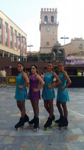 Exhibicin de patinaje artstico - Club Patn Totana - Fiestas de Santiago 2017 - 25