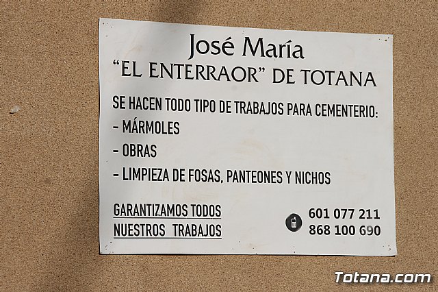 Realizan actuaciones de mejora y acondicionamiento del cementerio municipal 