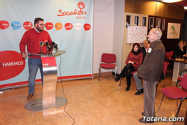 Juventudes Socialistas de Totana realiza un homenaje a su presidente de honor Laureano Molino - 12