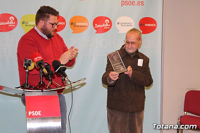 Juventudes Socialistas de Totana realiza un homenaje a su presidente de honor Laureano Molino - 14