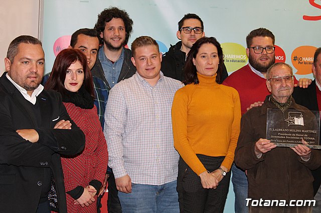 Juventudes Socialistas de Totana realiza un homenaje a su presidente de honor Laureano Molino - 22