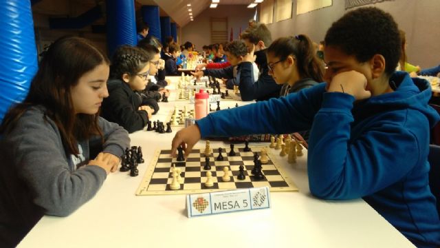 Rcord de participacin en la Fase Local de Ajedrez de Deporte Escolar, con un total de 84 escolares, con un total de 84 escolares - 2