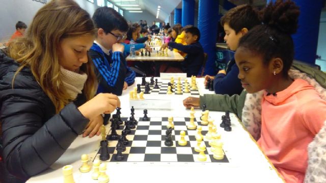 Rcord de participacin en la Fase Local de Ajedrez de Deporte Escolar, con un total de 84 escolares, con un total de 84 escolares - 4