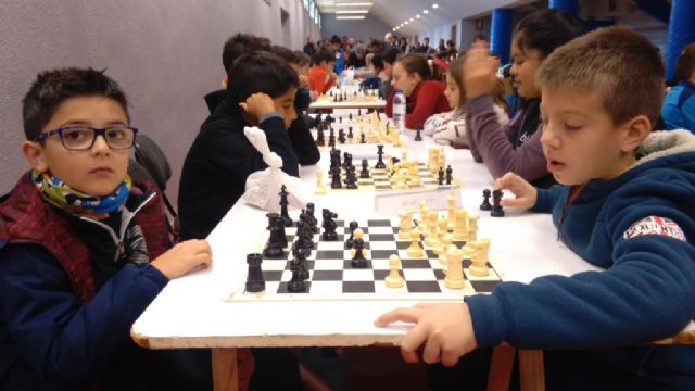 Rcord de participacin en la Fase Local de Ajedrez de Deporte Escolar, con un total de 84 escolares, con un total de 84 escolares - 5