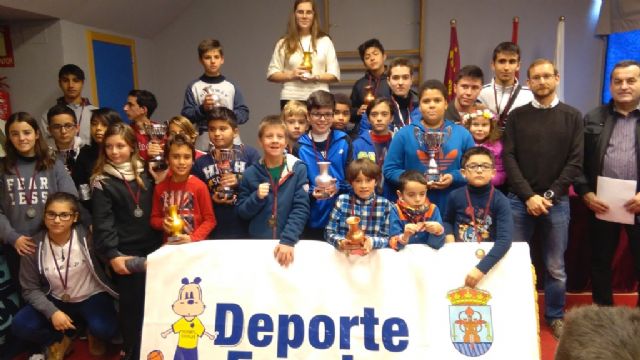 Rcord de participacin en la Fase Local de Ajedrez de Deporte Escolar, con un total de 84 escolares, con un total de 84 escolares - 14