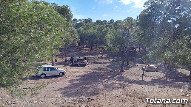Algunos totaneros subieron hoy 7 de enero a La Santa, reivindicando que se mantenga esta fecha para la romera de subida - 7