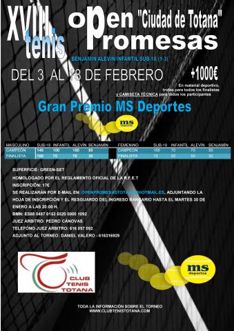 Finaliza el XVIII Open Promesas de Tenis “Ciudad de Totana” - 19
