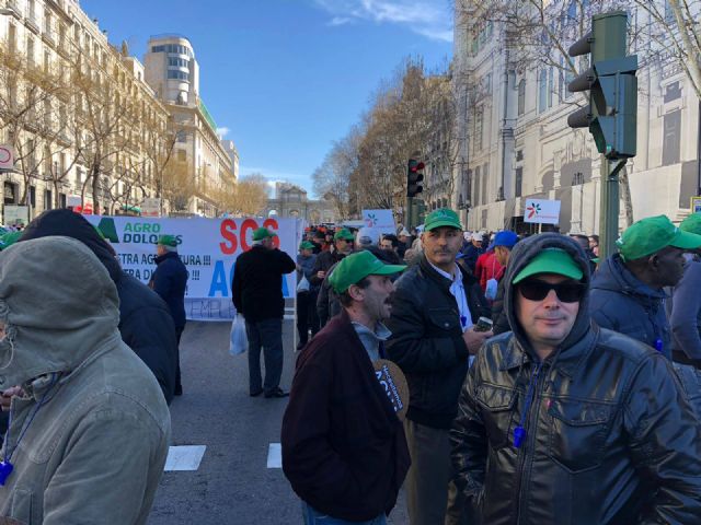 Autoridades municipales participaron hoy en la manifestacin celebrada en Madrid para reivindicar agua para el Levante español - 13