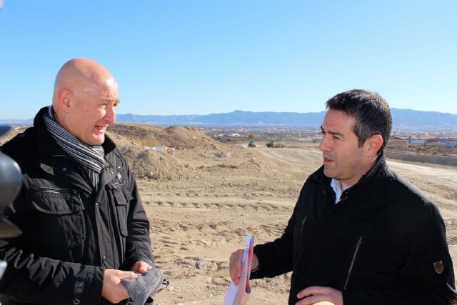 El alcalde visitó esta mañana las obras que se están realizando en los terrenos del Parque Empresarial San Andrés - 2, Foto 2