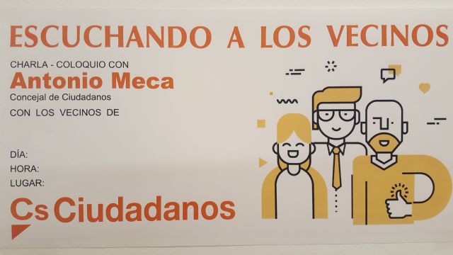 Antonio Meca reforzará el proyecto Escuchando a los vecinos - 1, Foto 1