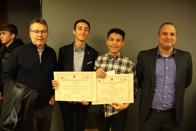 Dos proyectos tutorizados por la UPCT reciben el primer premio de la Academia de las Ciencias de la Región - 1, Foto 1