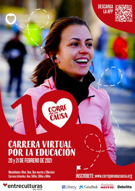 Abiertas inscripciones para la Carrera Solidaria de Entreculturas que celebra su 10° aniversario corriendo en formato virtual los días 20 y 21 de febrero - 1, Foto 1