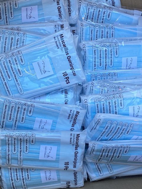 El Ayuntamiento reparte más de 22.000 mascarillas quirúrgicas para los alumnos de los centros de Primaria y Secundaria de Puerto Lumbreras - 2, Foto 2