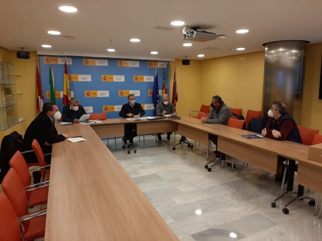 El presidente de la Confederación Hidrográfica del Segura ha mantenido un reunión de trabajo con los alcaldes de Mula y Pliego - 2, Foto 2