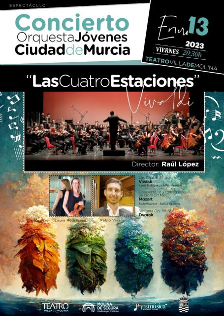 La Orquesta de Jóvenes Ciudad de Murcia ofrece el concierto LAS CUATRO ESTACIONES en el Teatro Villa de Molina el viernes 13 de enero - 1, Foto 1