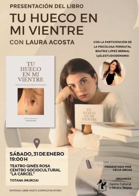 Laura Acosta presenta su primer libro: Tu hueco en mi vientre, Foto 2