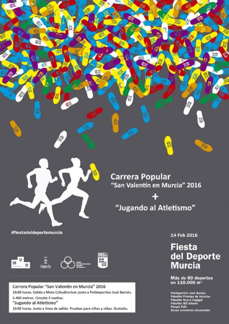 La Carrera San Valentín en Murcia 2016 abre plazo extraordinario de inscripción gratuita - 1, Foto 1