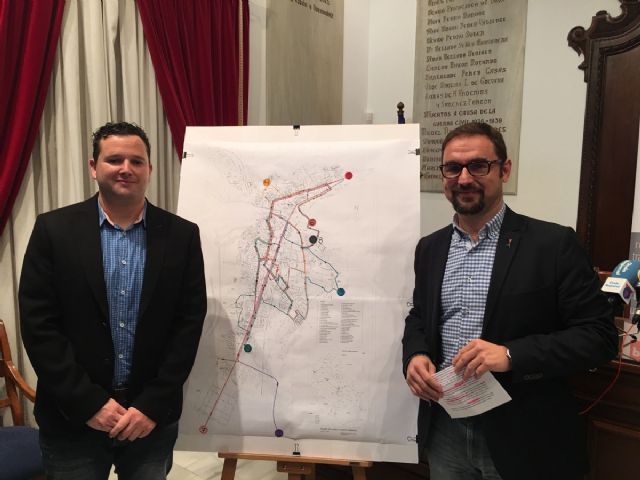 El PSOE presenta su propuesta de diseño de las nuevas líneas de trasporte urbano que harán llegar a la Concejalía de Transporte - 1, Foto 1