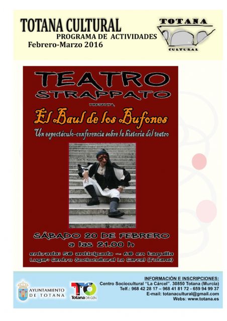 The "Cultural Totana" program offers several activities related to the theater during the weekend from 19 to 21 February, Foto 3